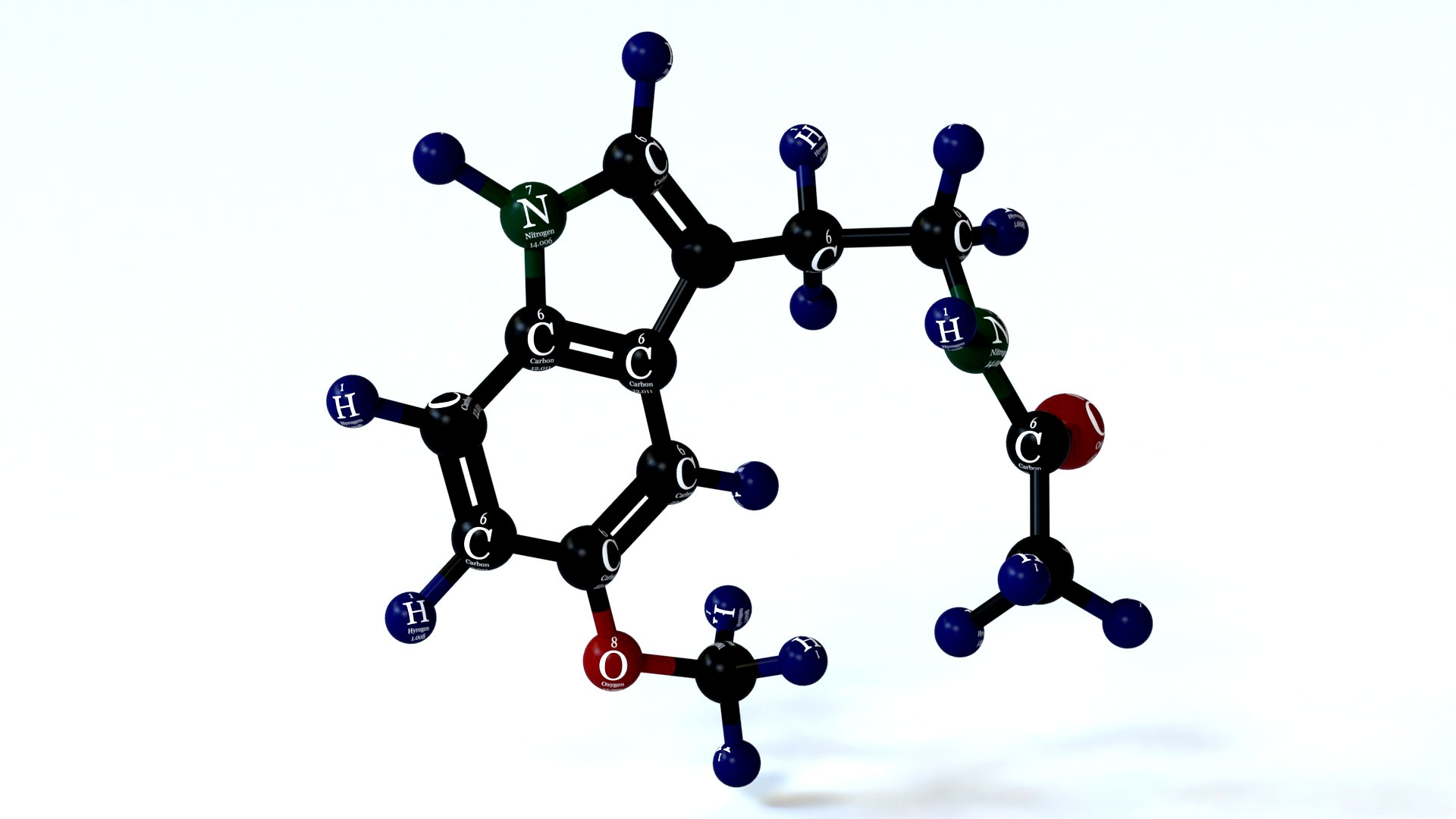 Melatonine -Molecular Model