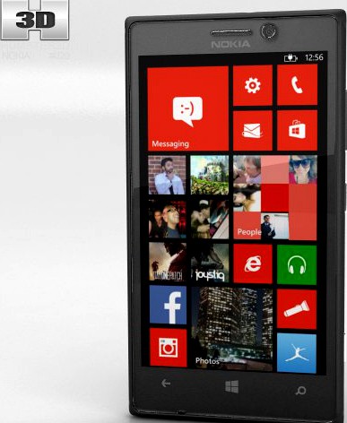 Nokia Lumia 925 3D Model