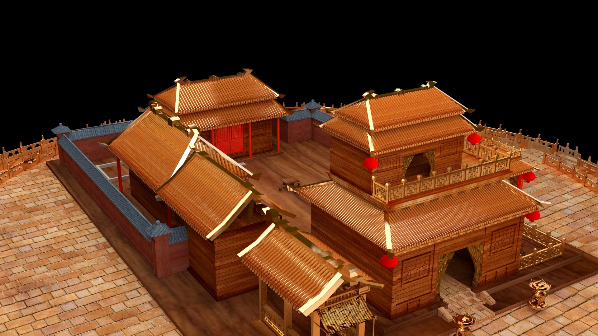 Chinese courtyard house