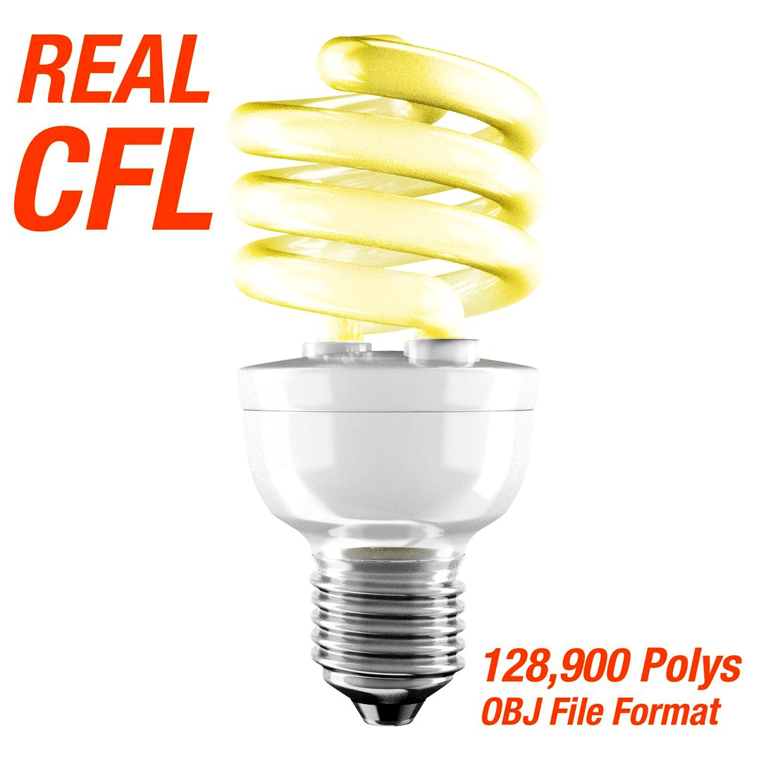 CFL Compact Fluorescent Lightbulb