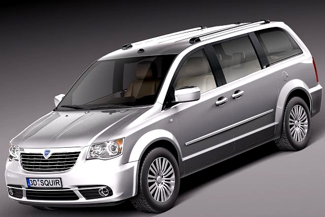 Lancia Voyager 2012 3D Model