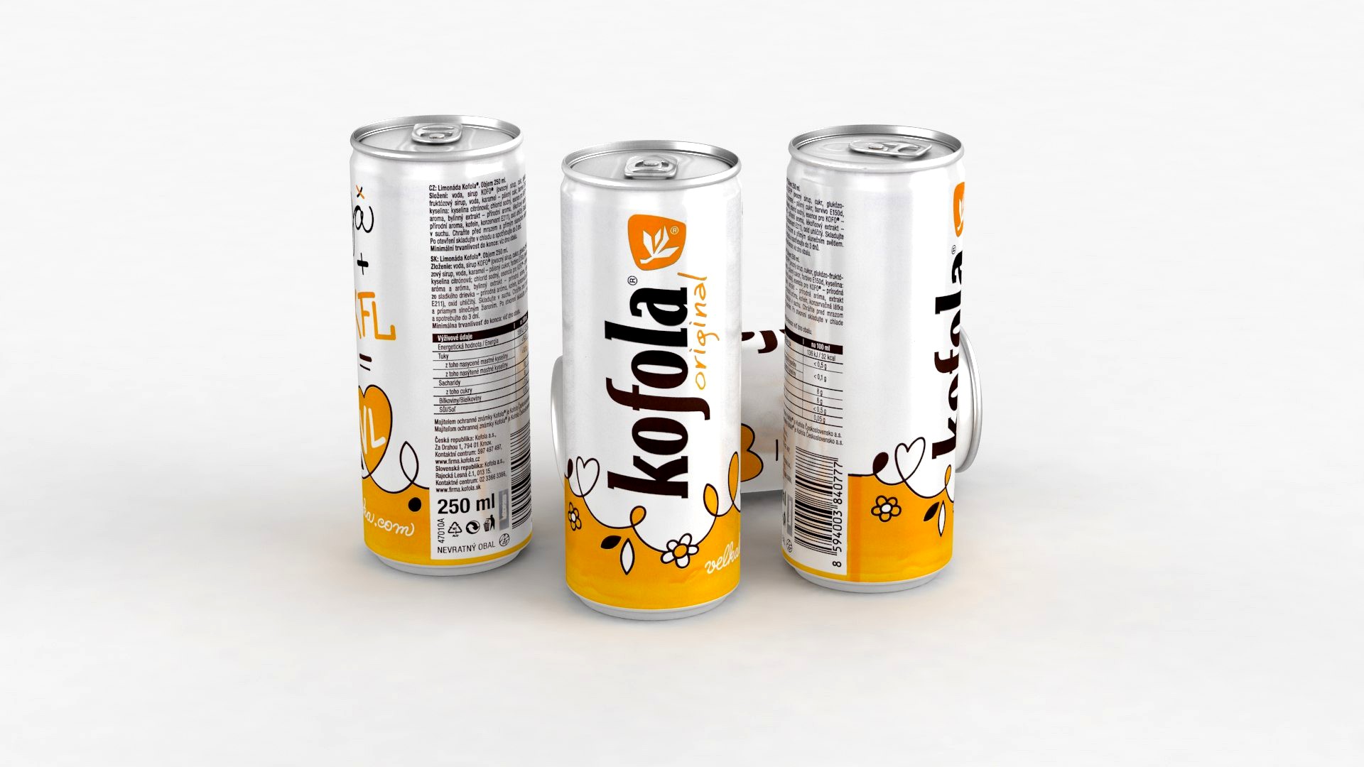Beverage Can Kofola 250ml 2020