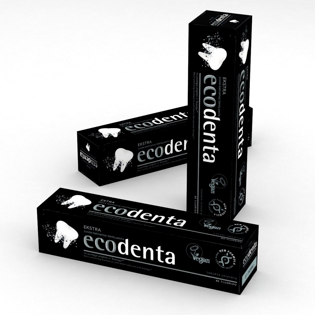 Ecodenta Black Whitening Toothpaste 100ml