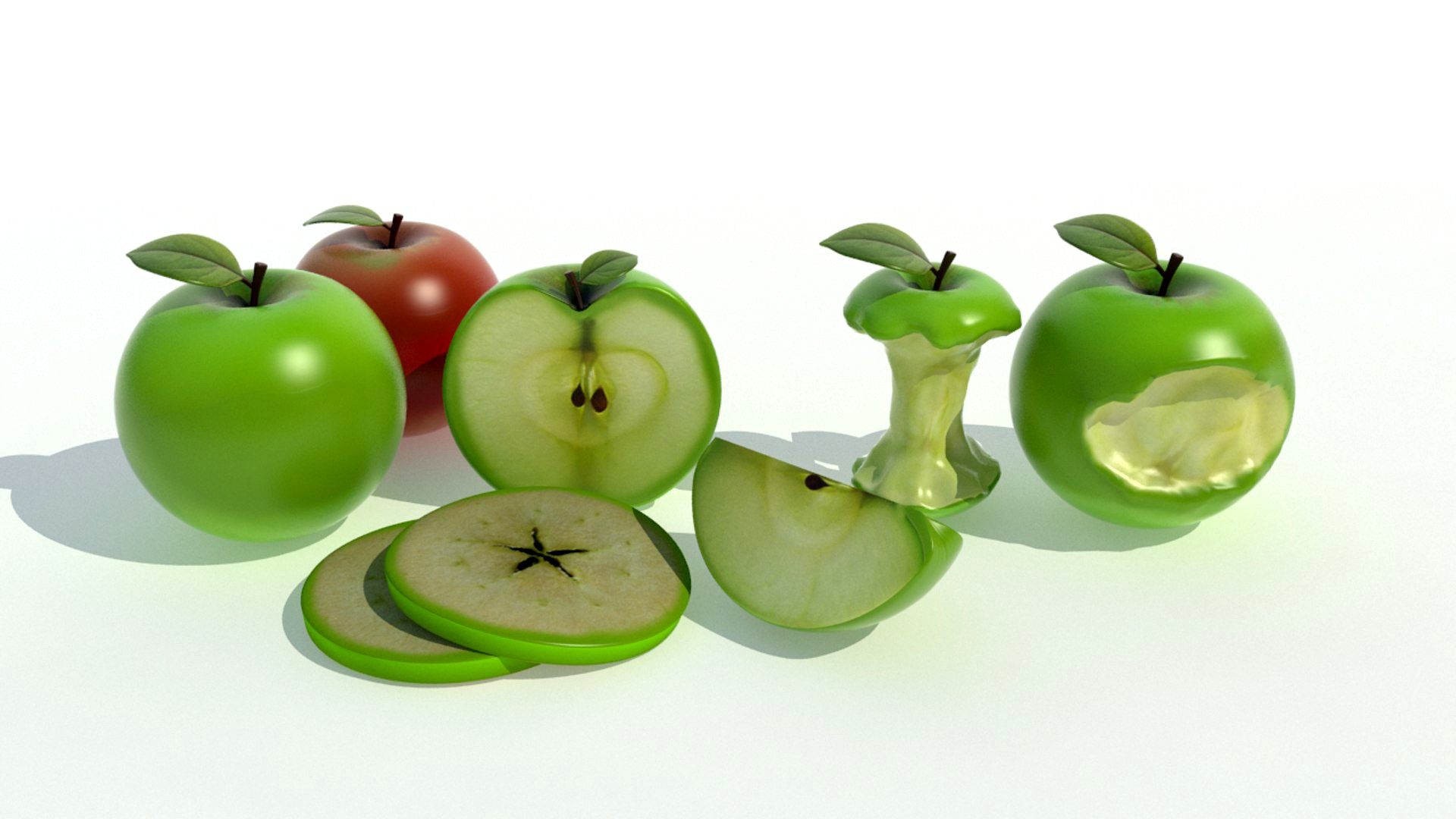 Realistic Apples