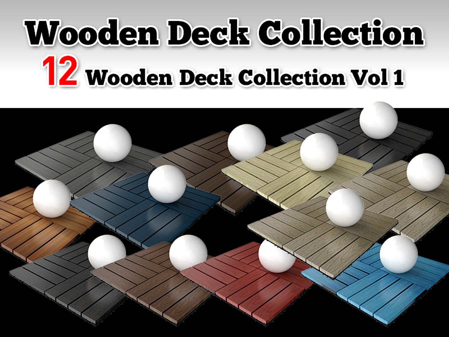 12 Wooden Deck Collections