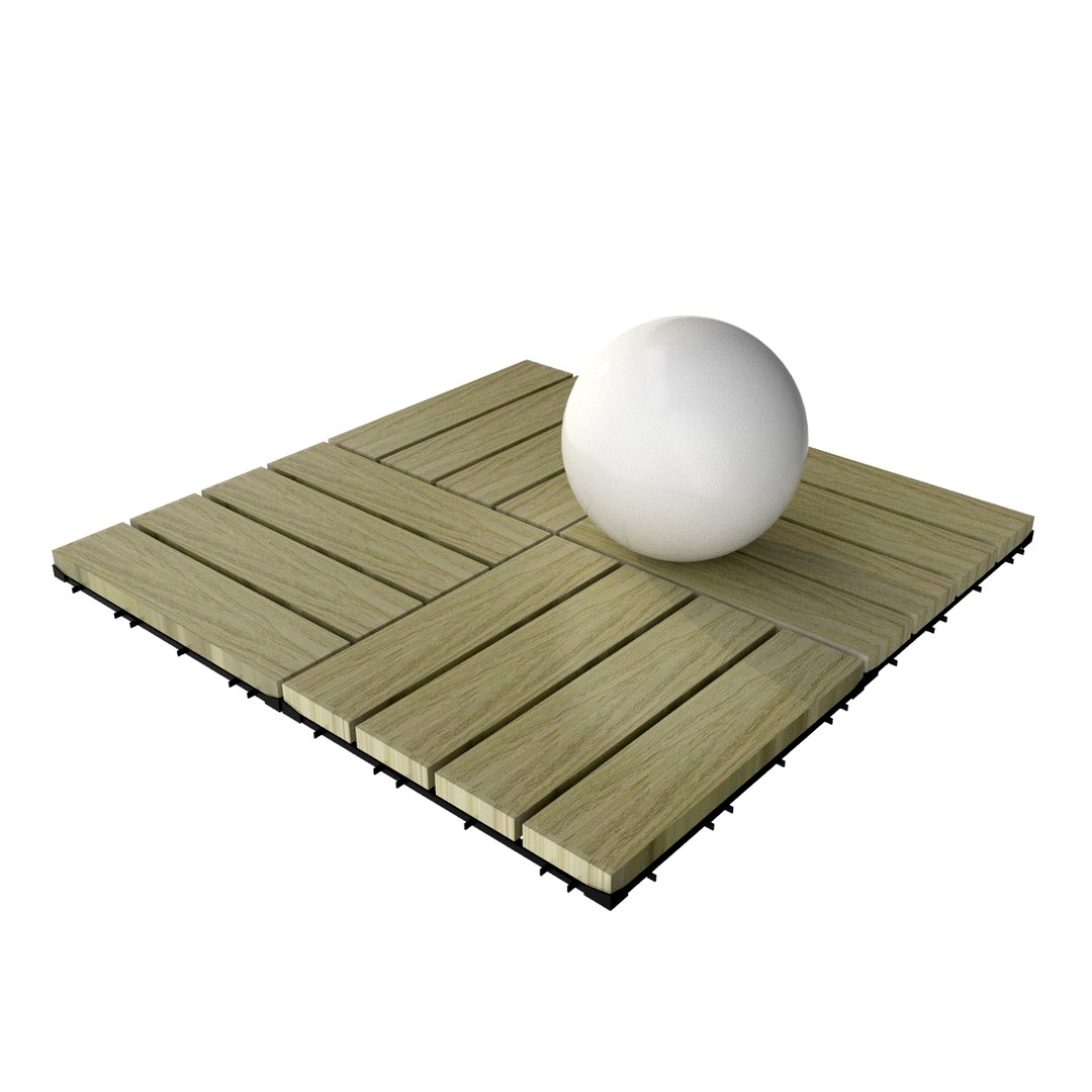 Wooden Deck Tile V7