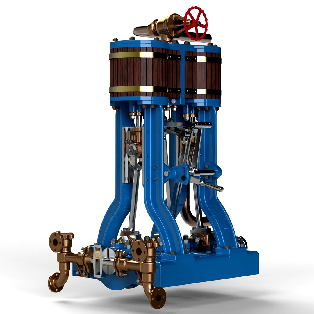Steam Launch Engine, 1889