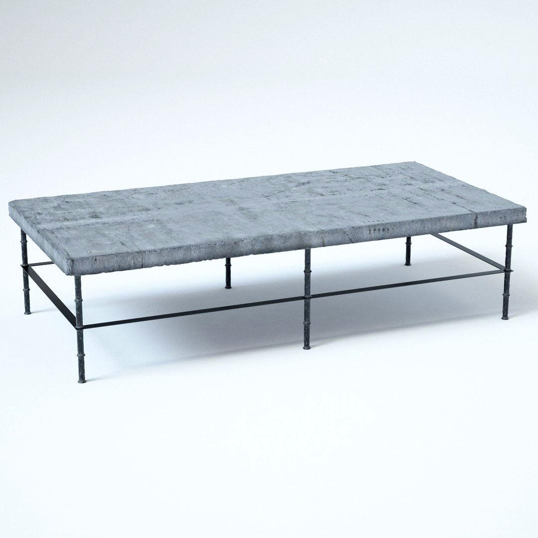 Rowen Bluestone Rectangular Coffee Table