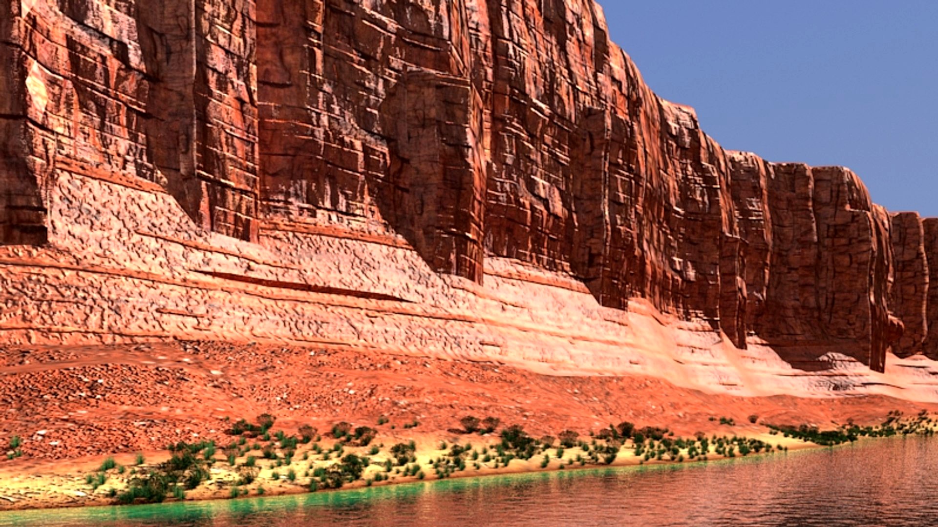 Canyon with river