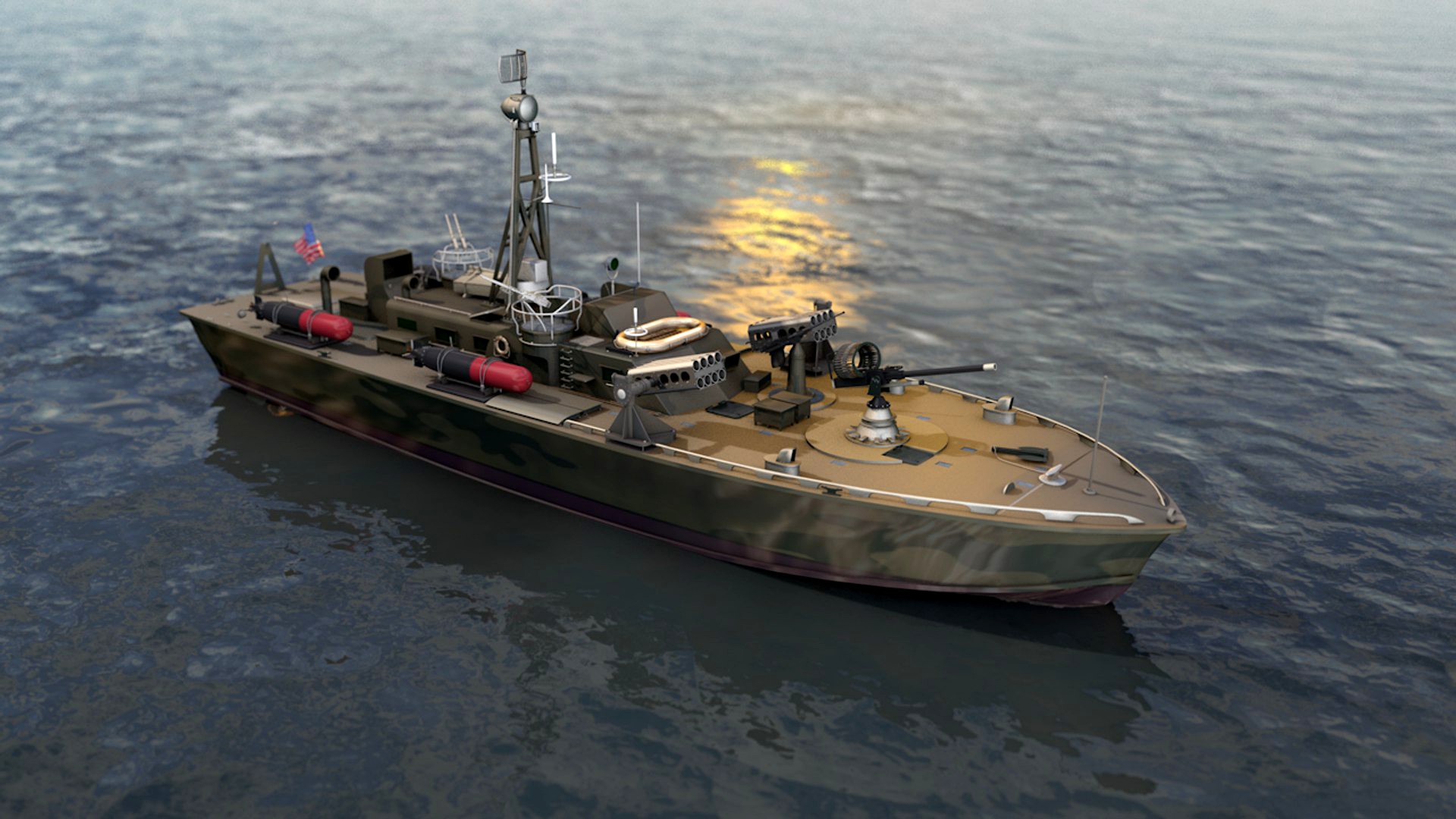 PT 328 US Patrol Torpedo Boat