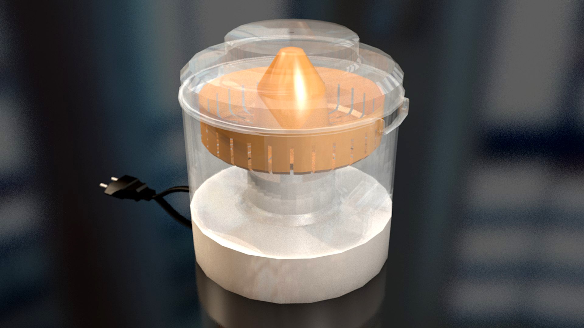 Orange Electrical Juice Squeezer