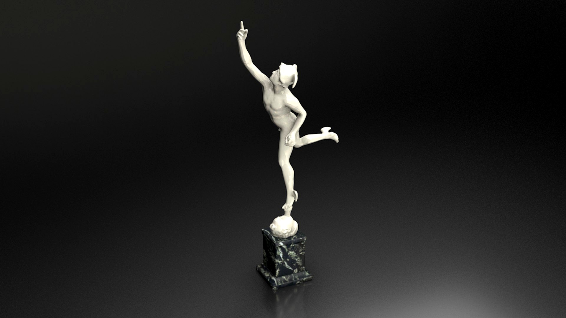 Mercury Hermes God Statue