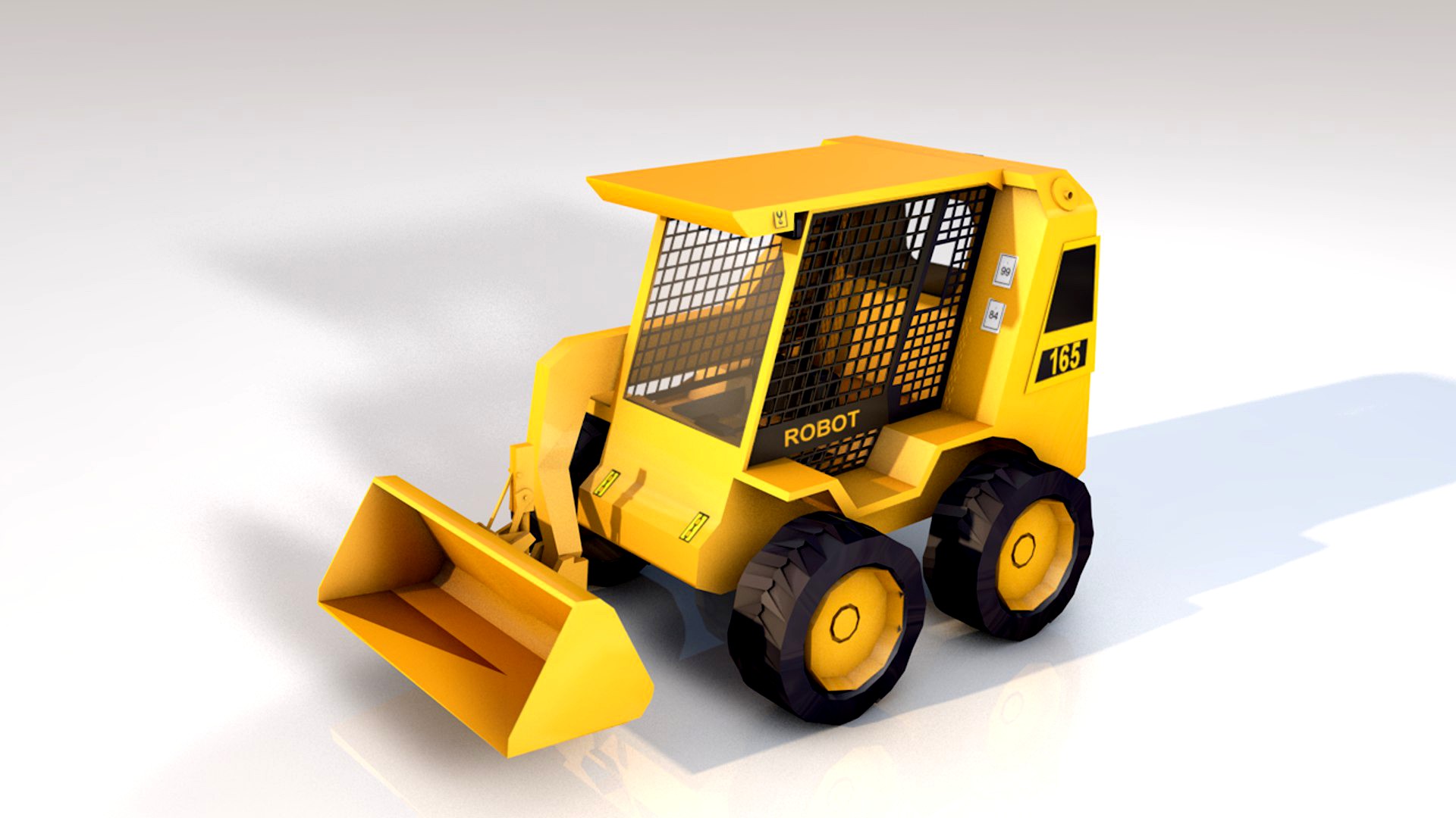 Compact Wheel Excavator JBC 160 Robot