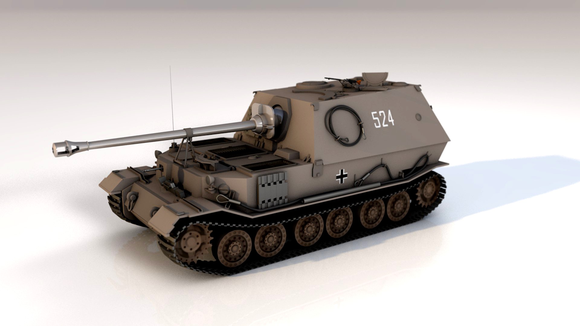 Military Tank SD KFZ 184 Elefant