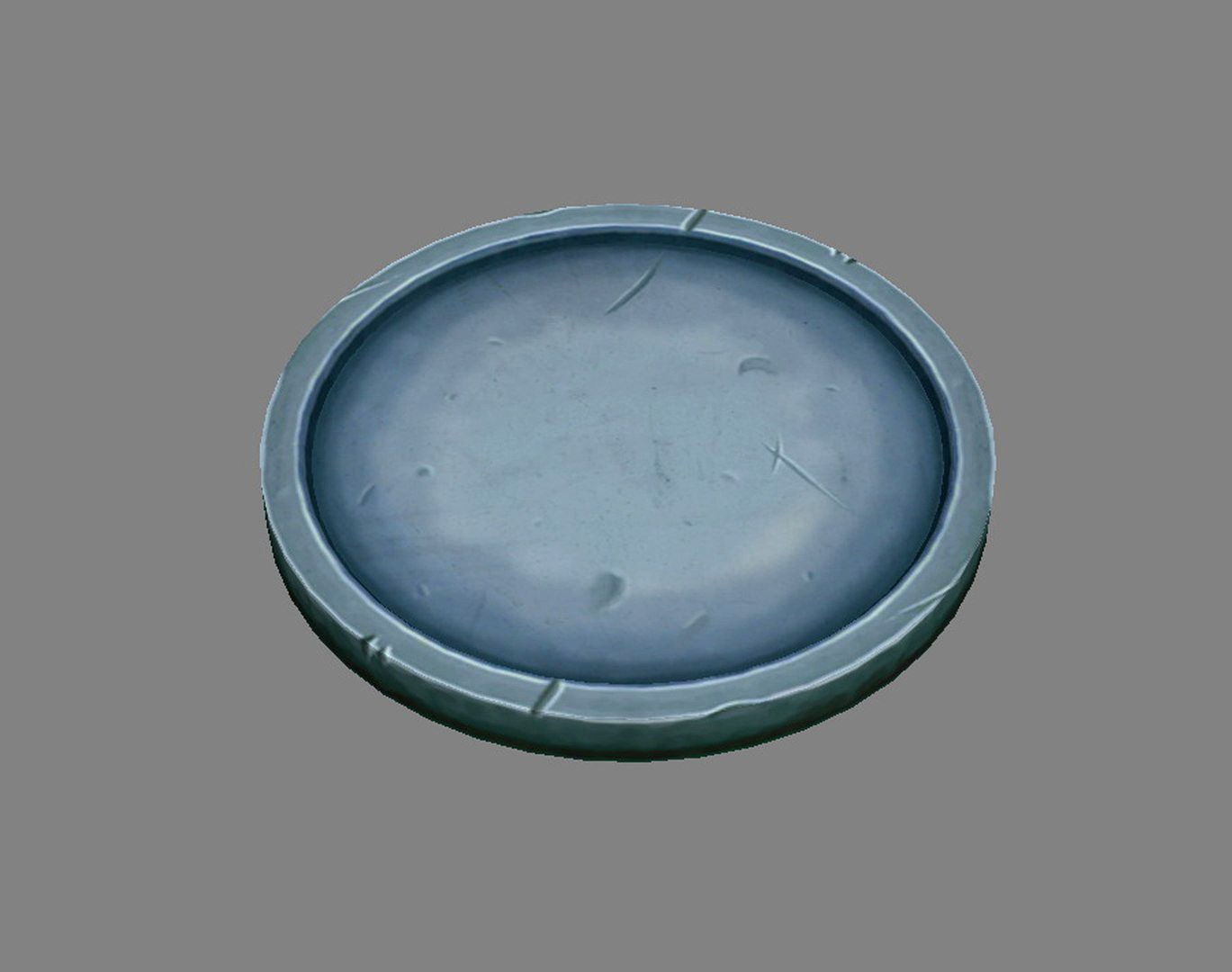 Cartoon stone platform