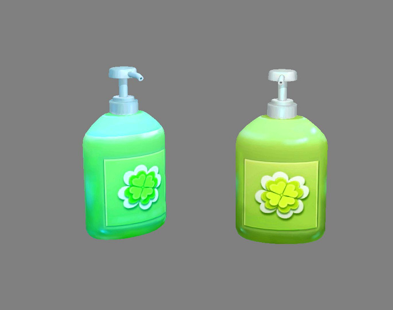 Cartoon hand sanitizer