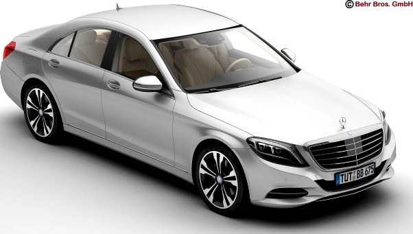 Mercedes S Class 2014 3D Model