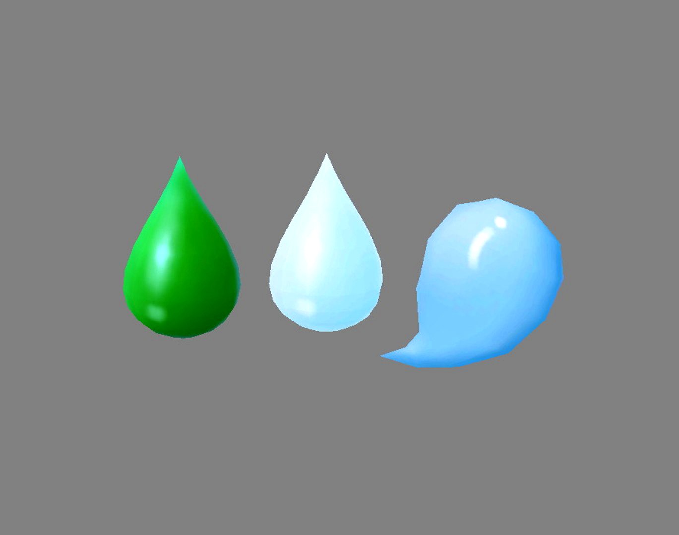 Cartoon water drop - water dripping