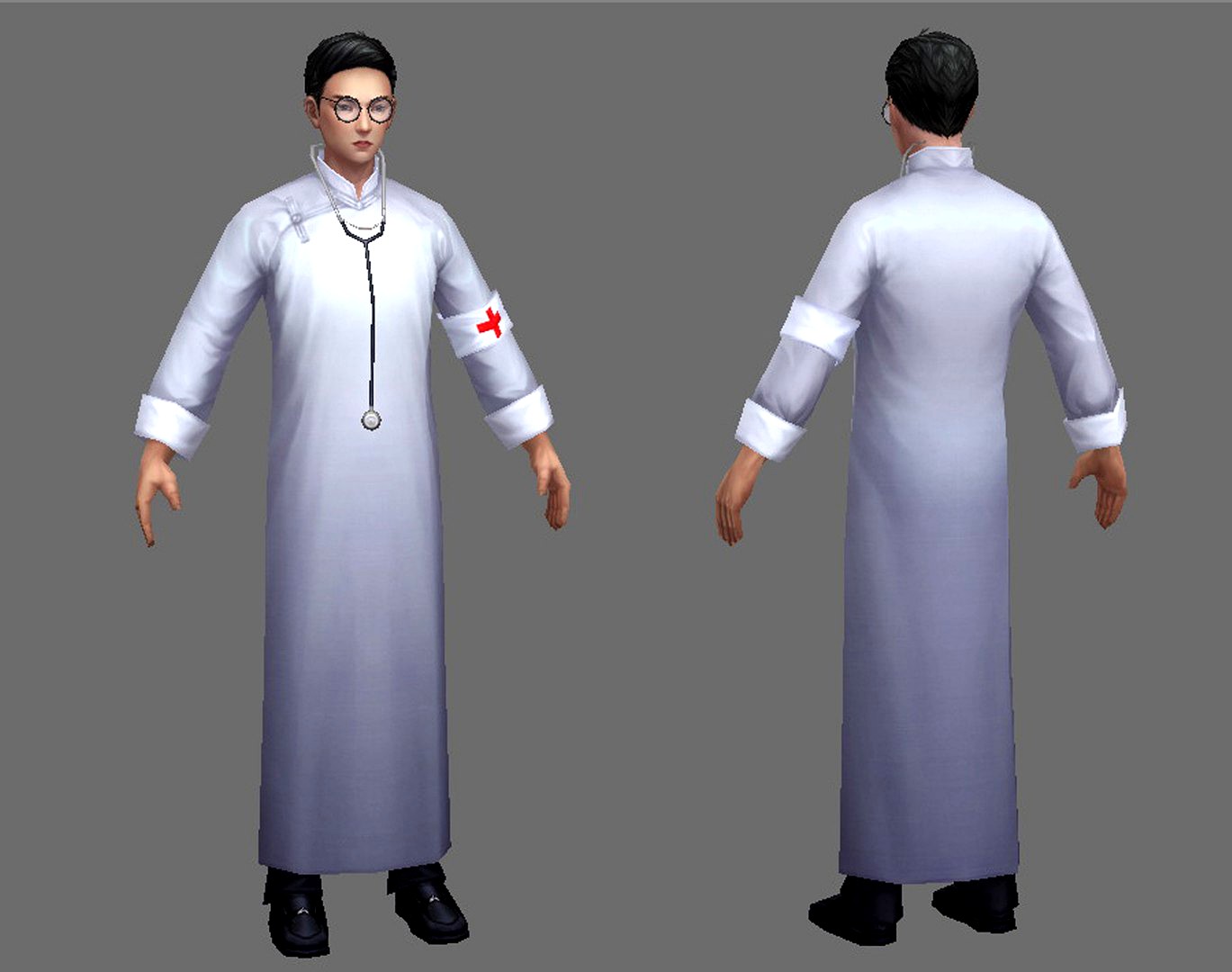 Cartoon Doctor-Republic of China