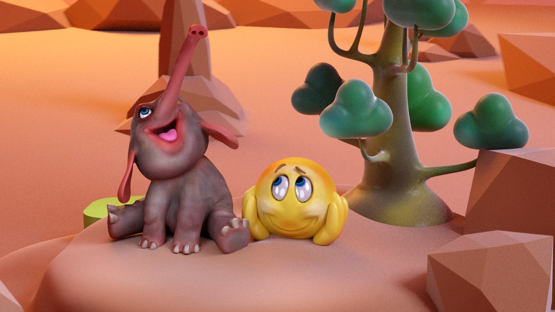 Elephant Cute cartoon