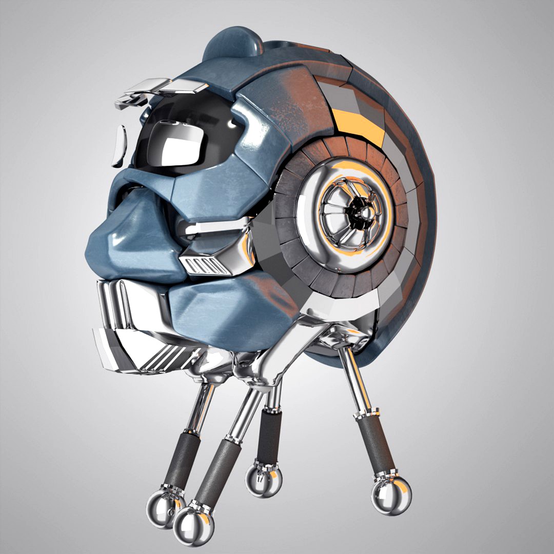 Transformer Head Robot