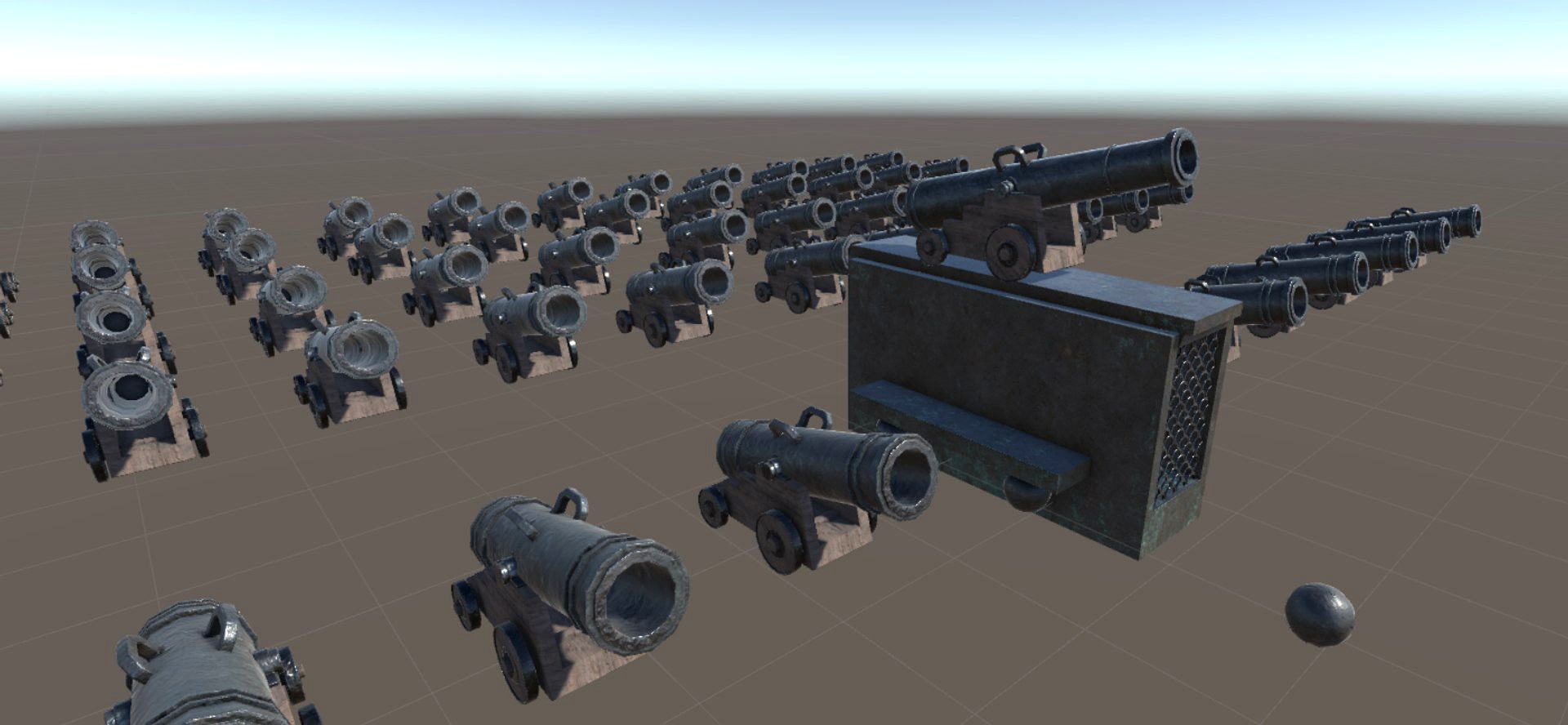 Cannon on a Platform