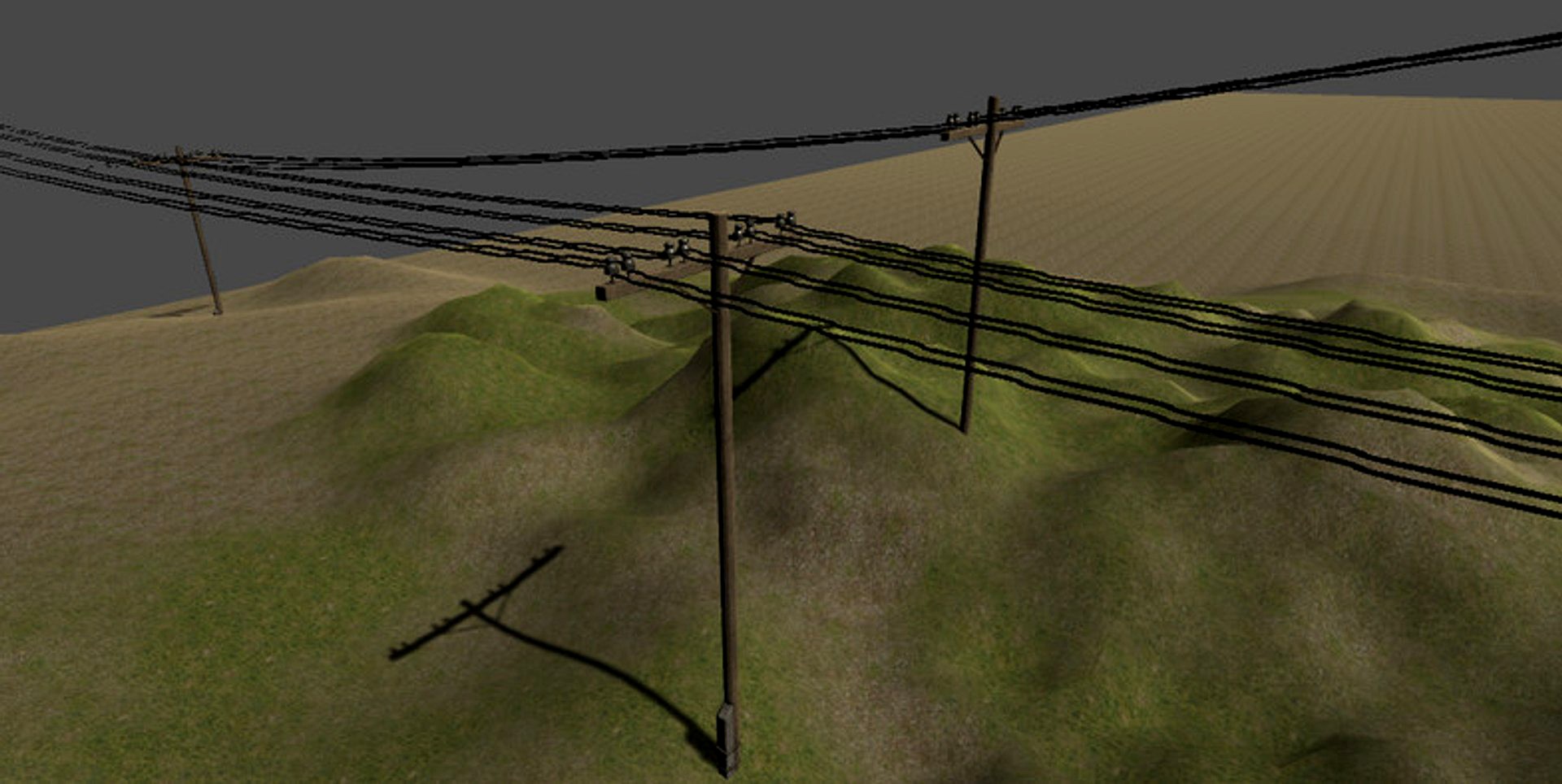 Electric Poles and Wire