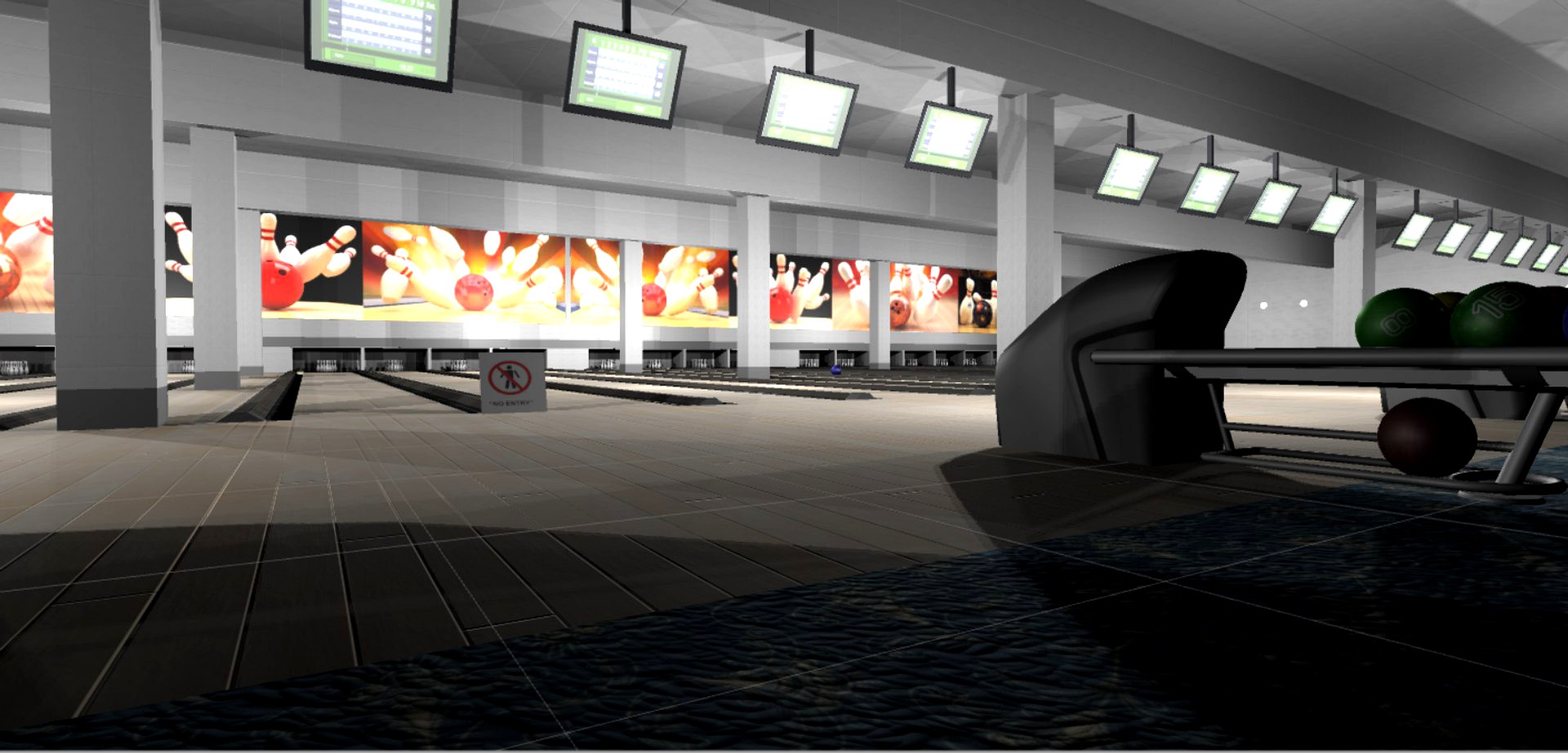 Bowling - interior and props