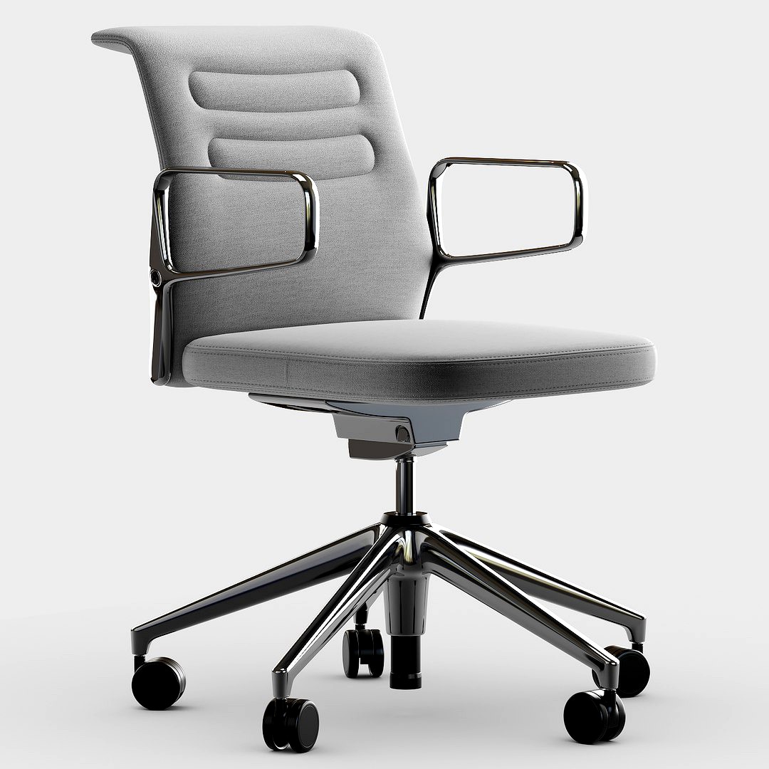 Vitra Ac 5 Studio Chair In Light Gray  Sierra Gra