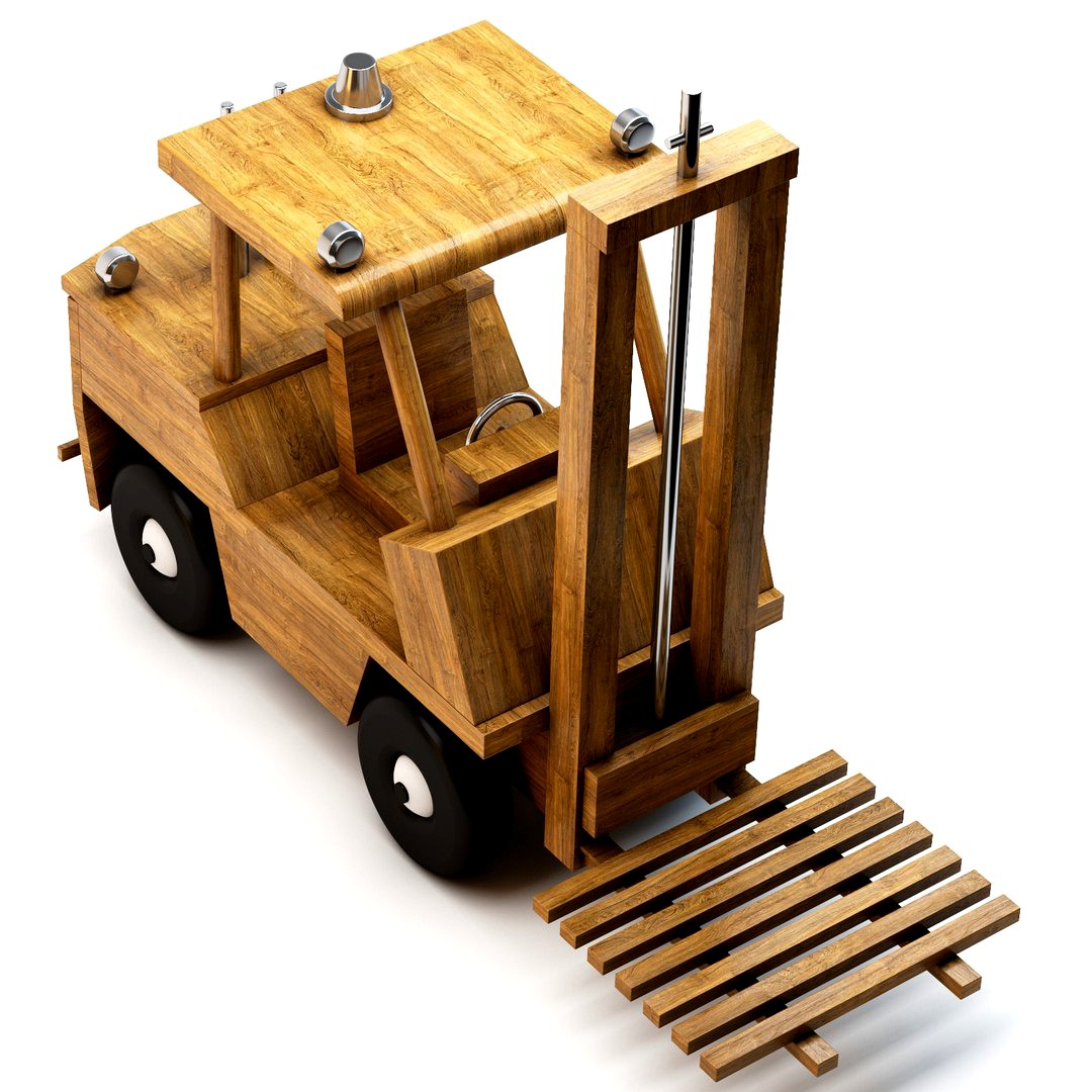 Wooden Toy Forklift