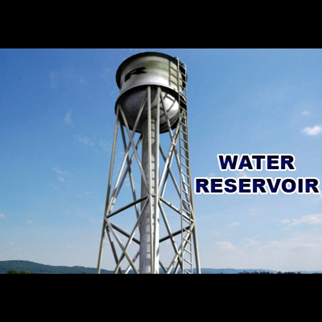 Water Reservoir 3d model