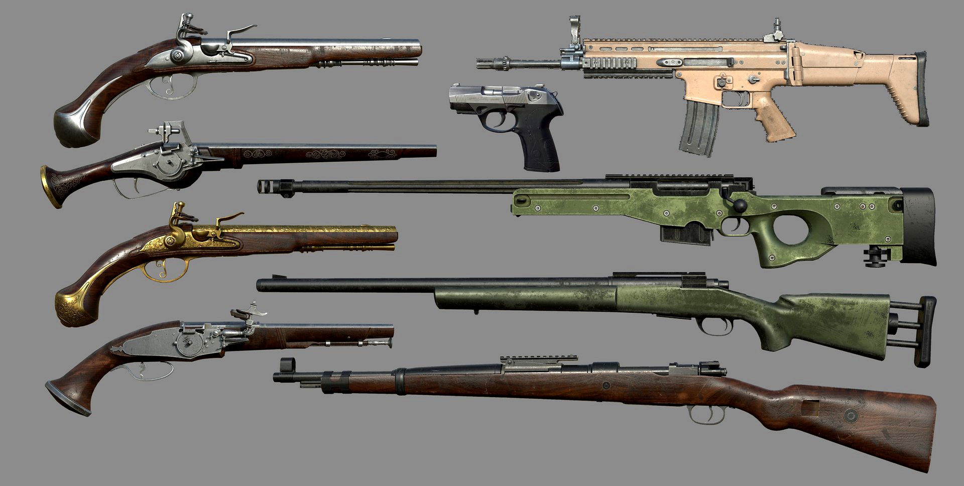 Weapon Gun Mega Bundle Pack