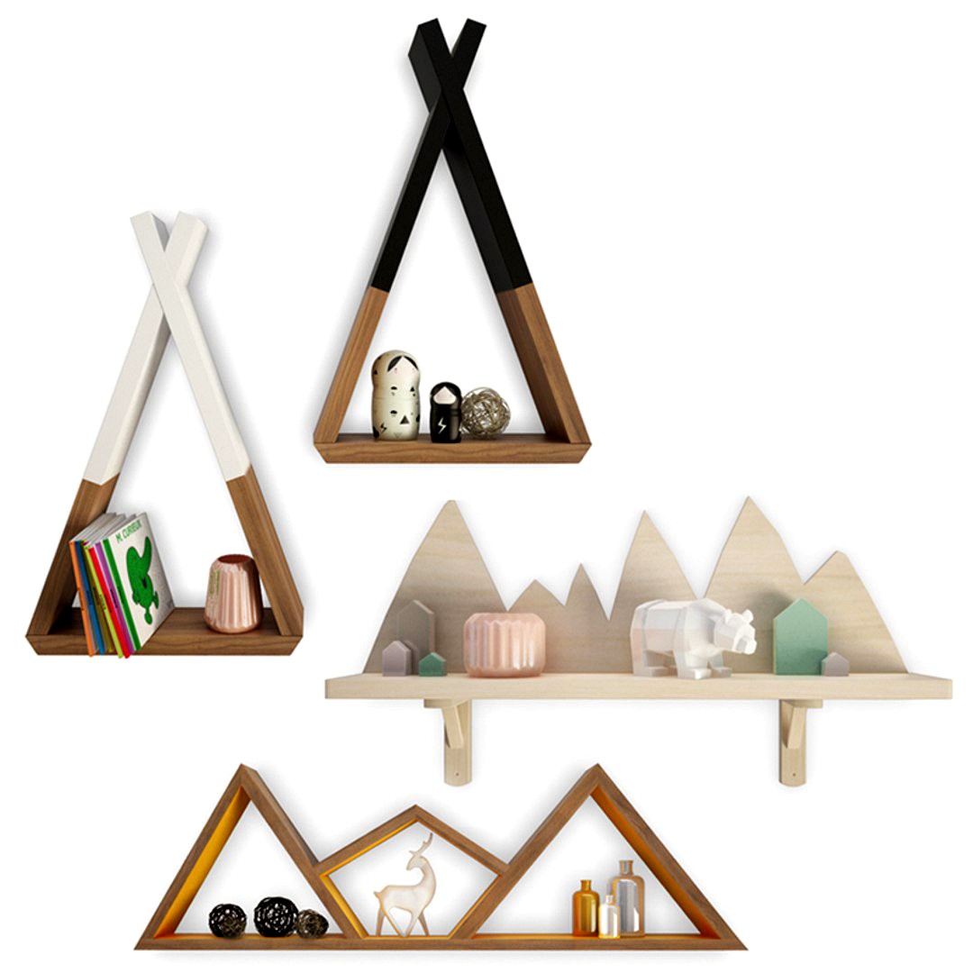 Trendy Teepee Shelves For Kids