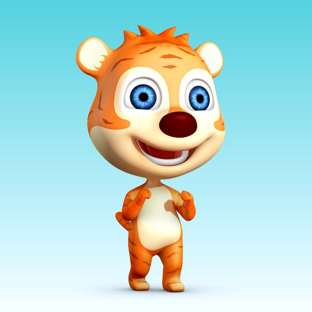 Cartoon Tiger