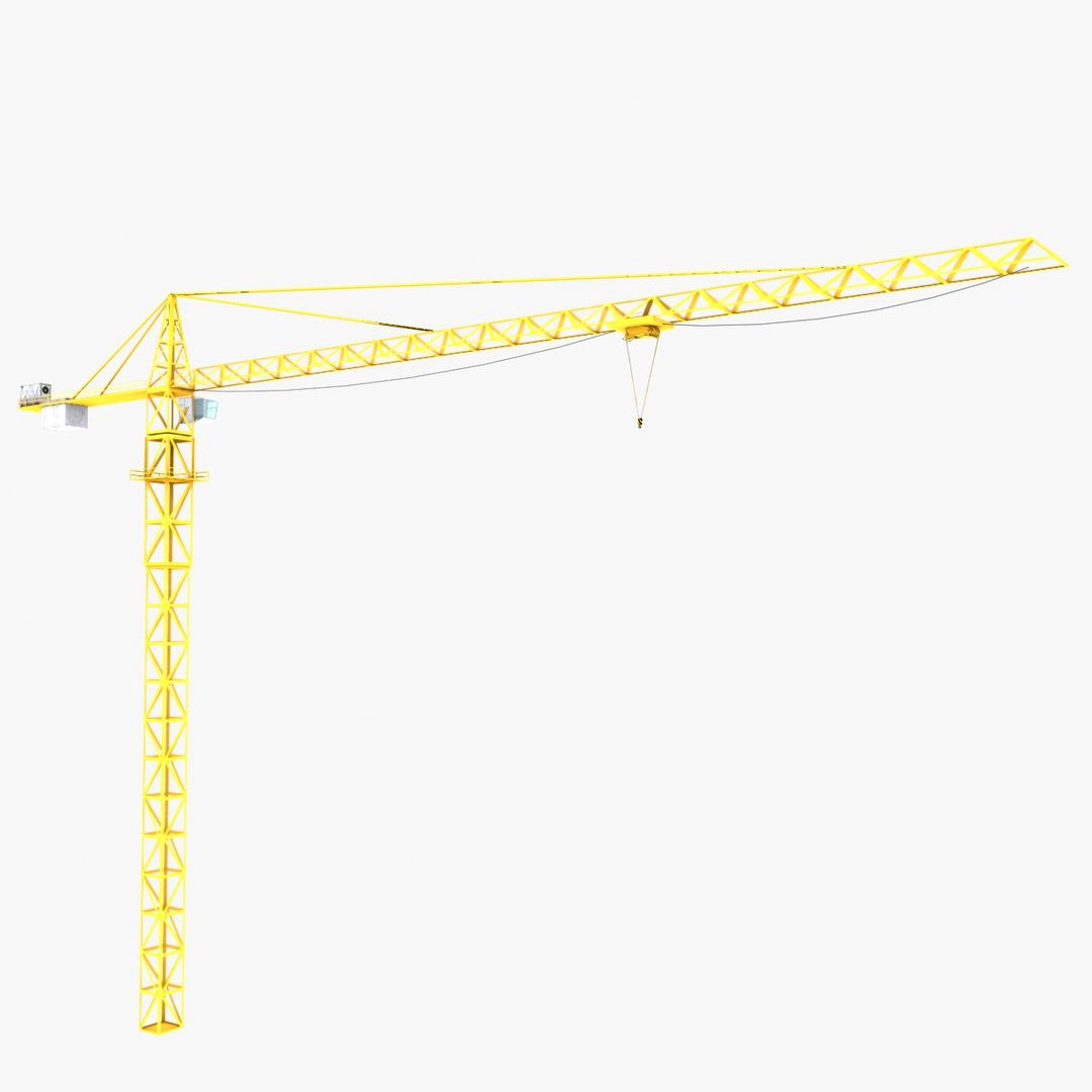 Low Poly Tower Crane