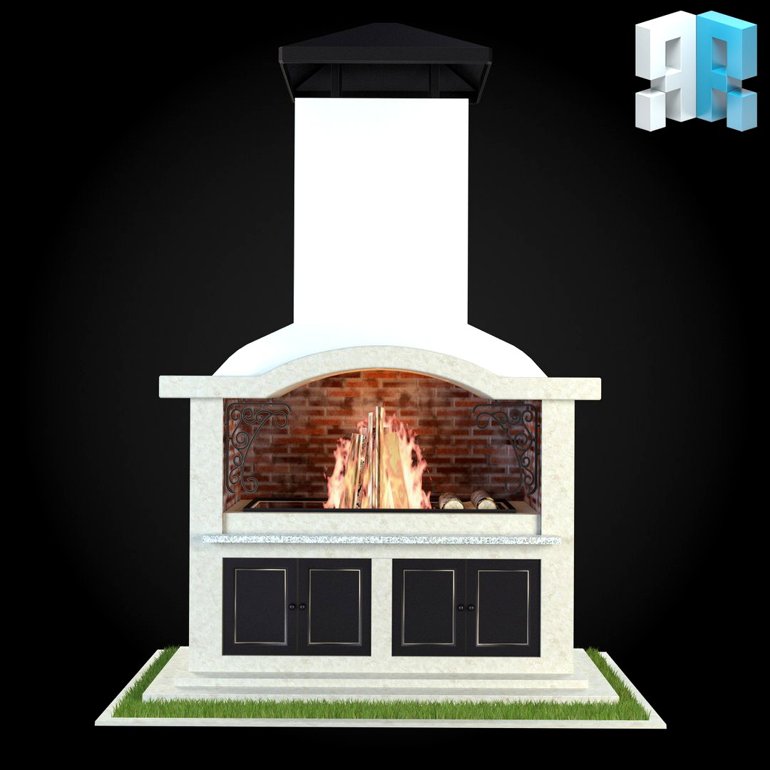 Garden Fireplace 004