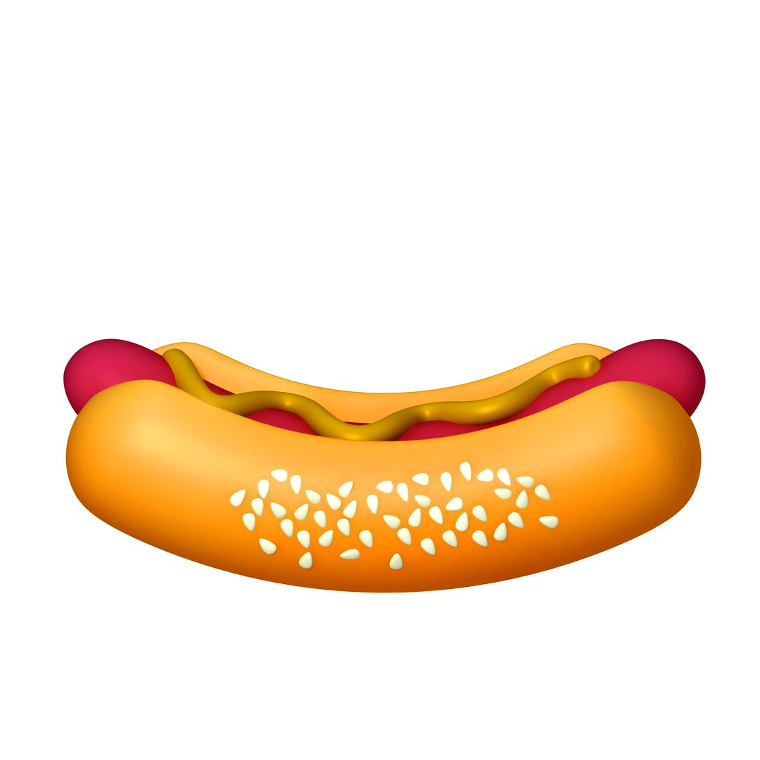 Hot Dog Cartoon