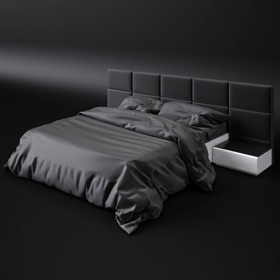 Bed sicilia premium 3D Model