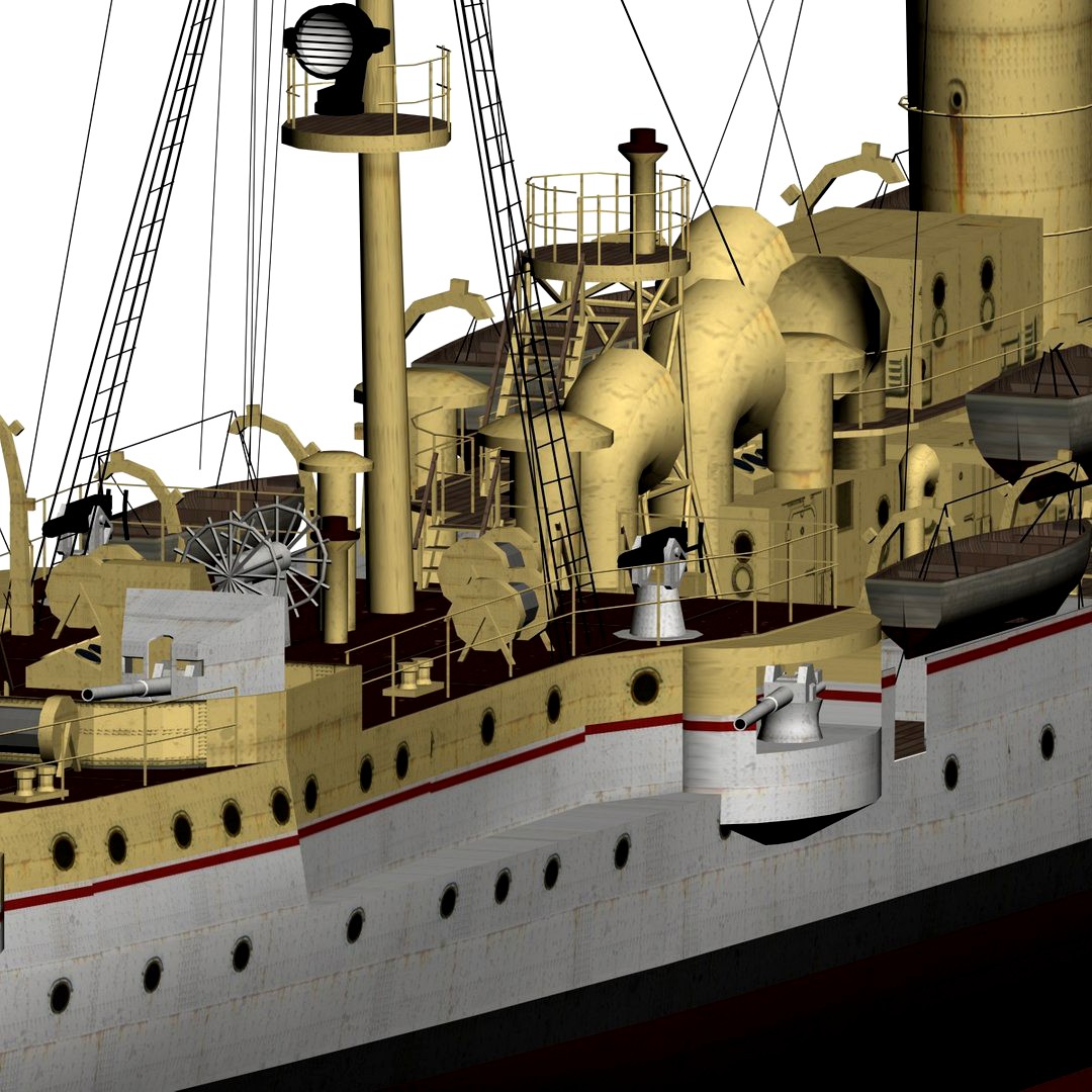 Small Cruiser Modified Gazelle Class Imperial German Navy