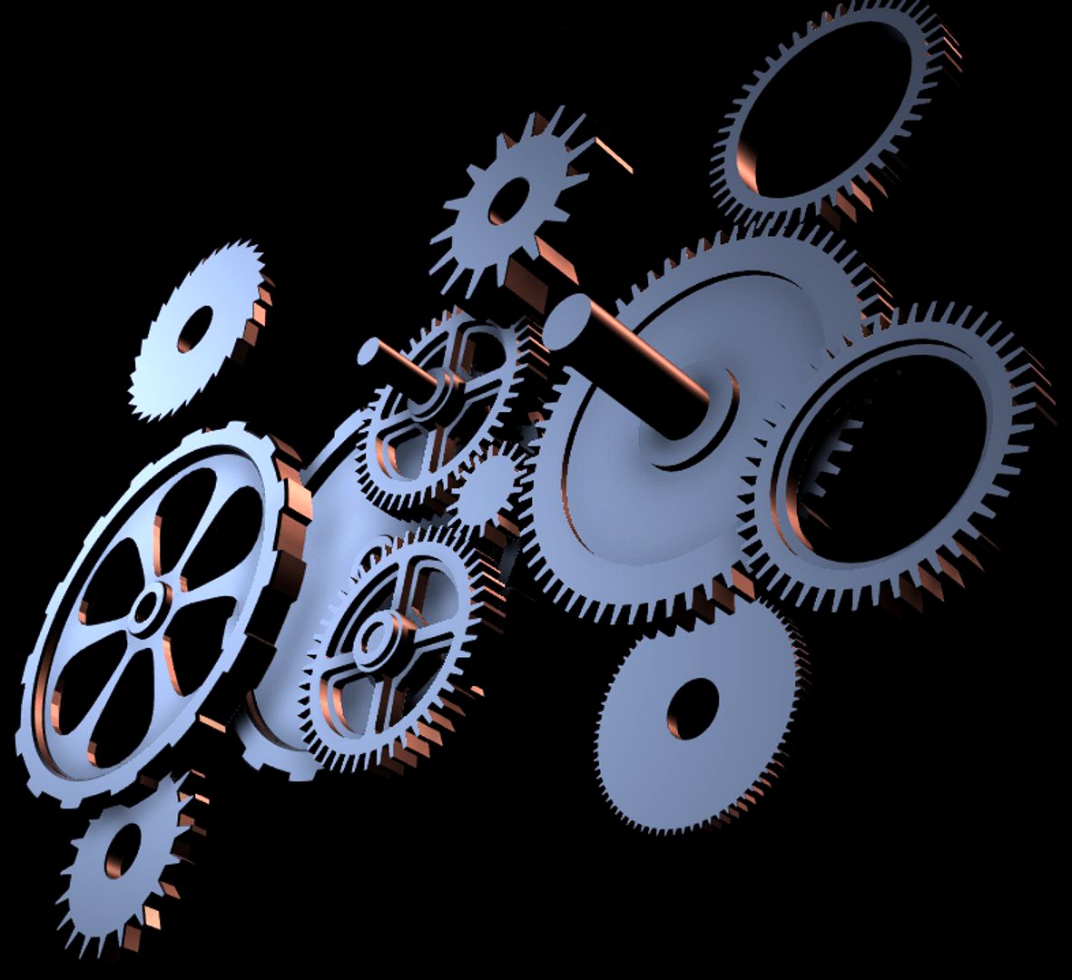 Gears Assorted OBJ