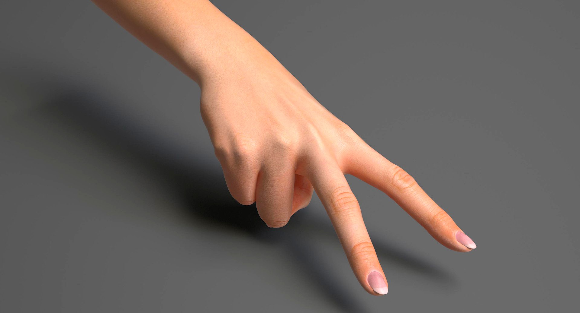 Female Arm A (Pose G Textured) V Shape
