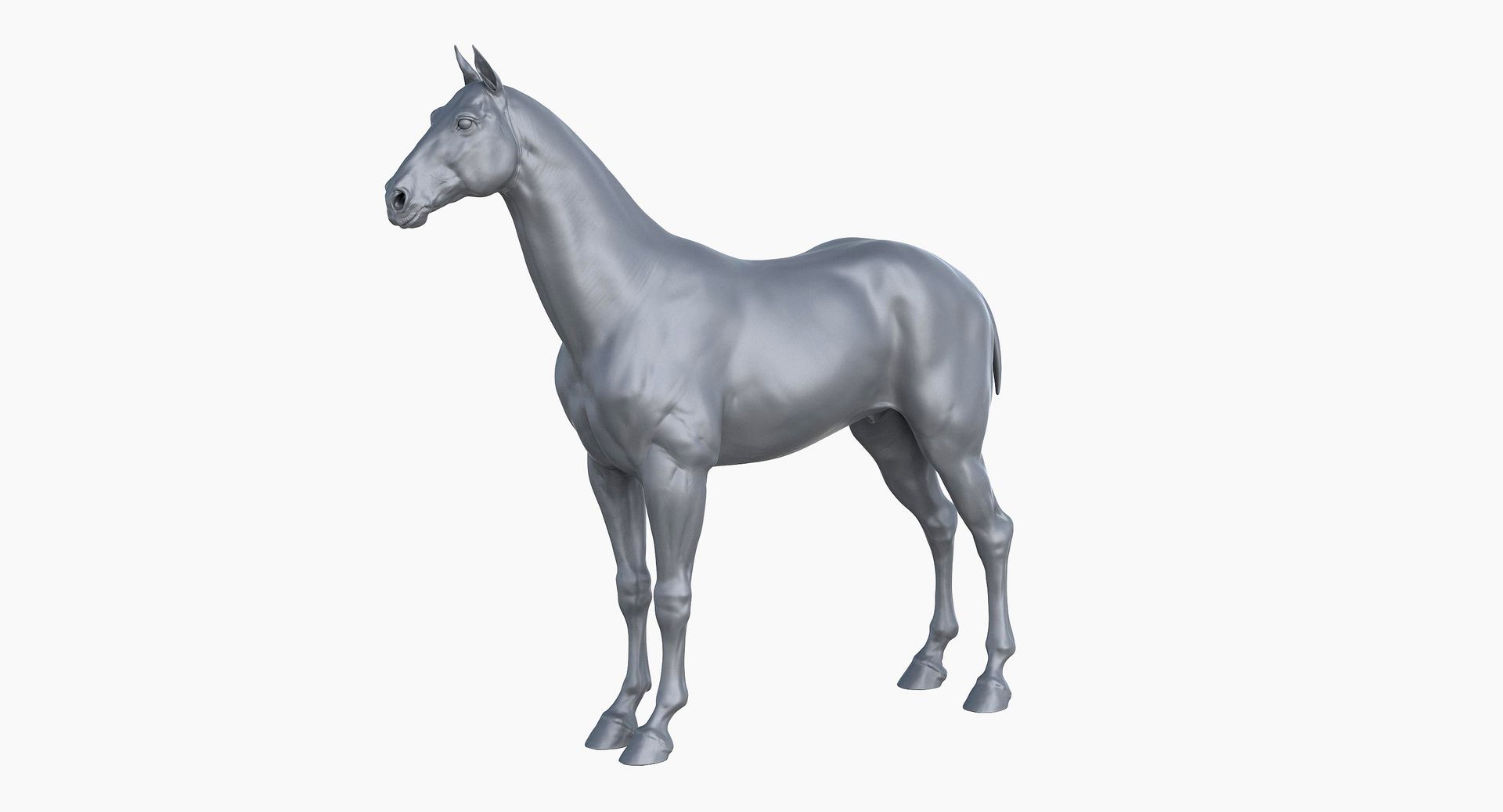 Horse Middle Poly (Normal Map Only)