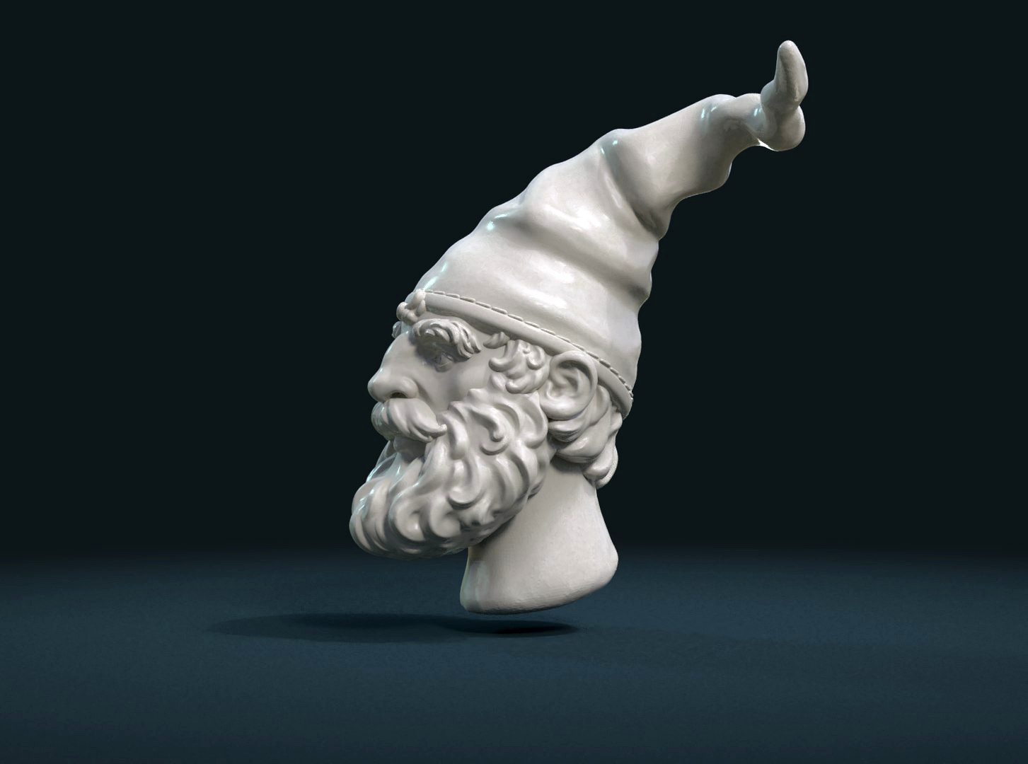 Printable Gnome Head