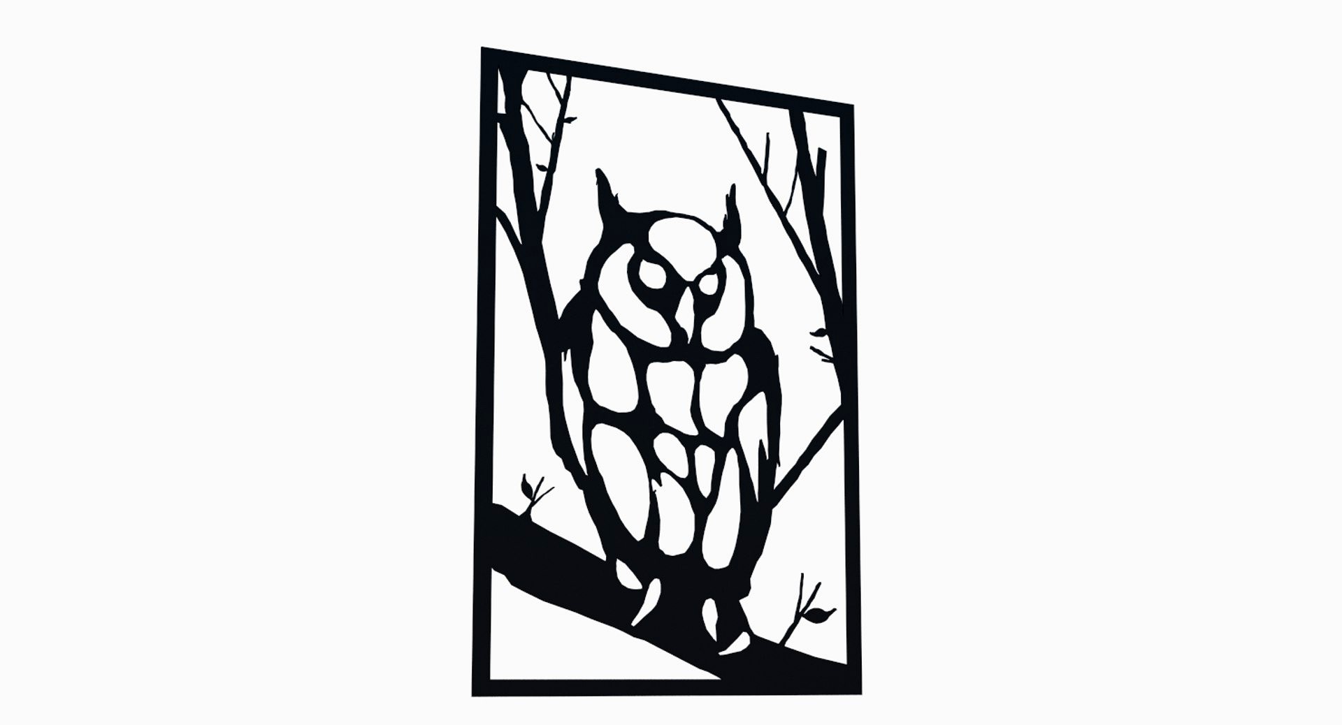 Metal Wall Art Owl