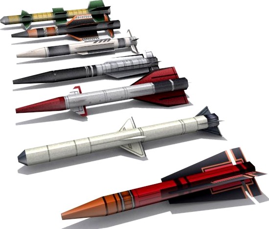 Missile Collection 3D Model