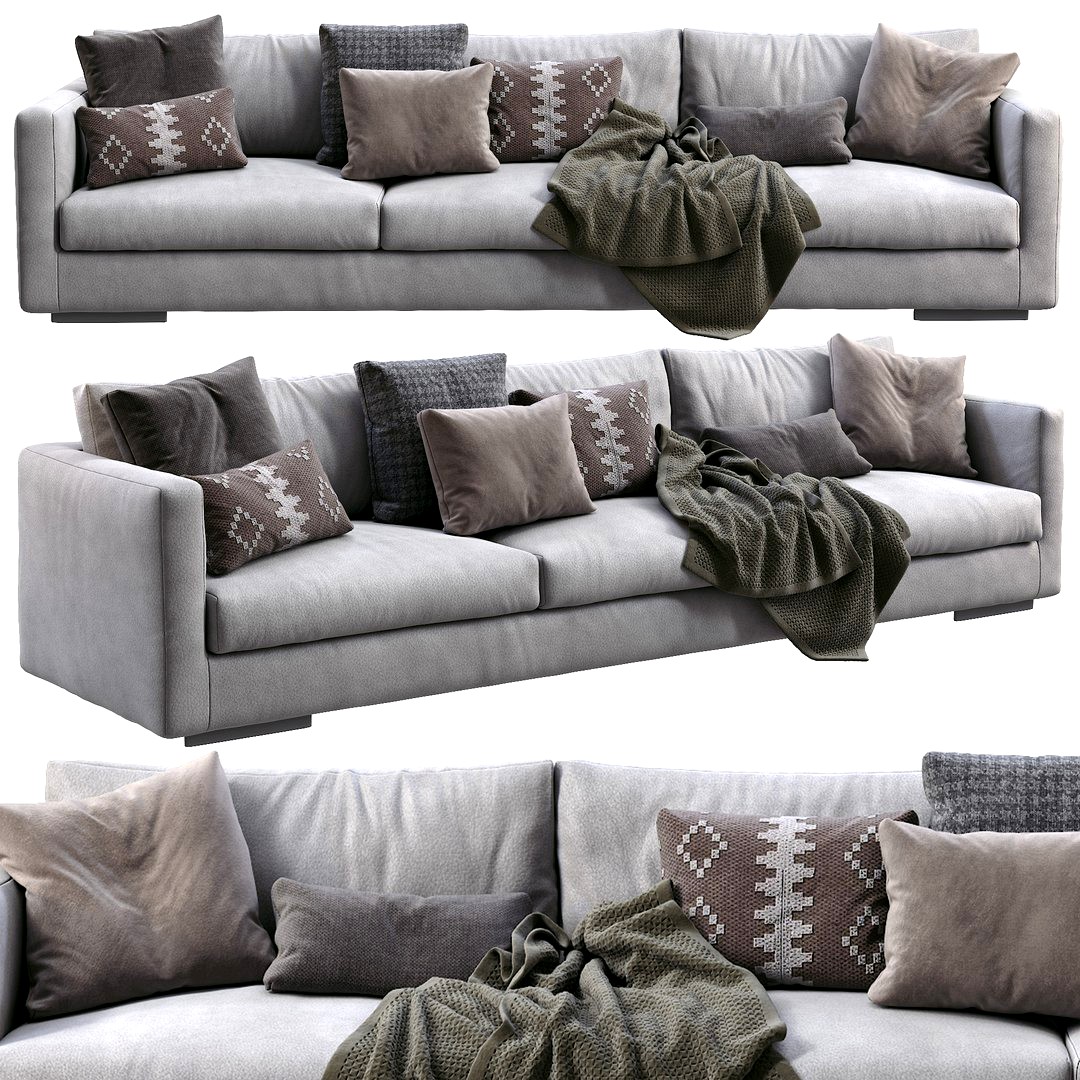 Flexform leather Sofa MAGNUM