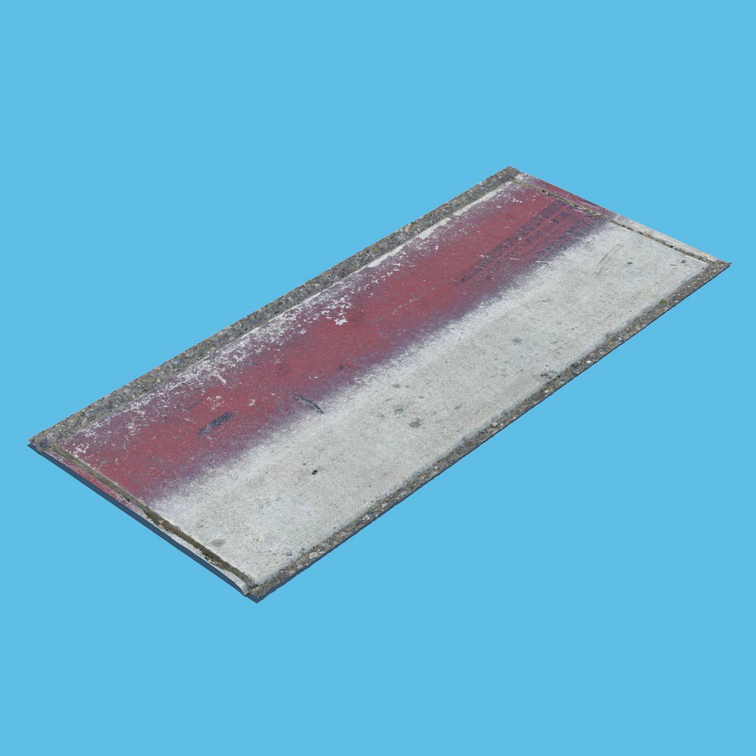 Red Concrete Section
