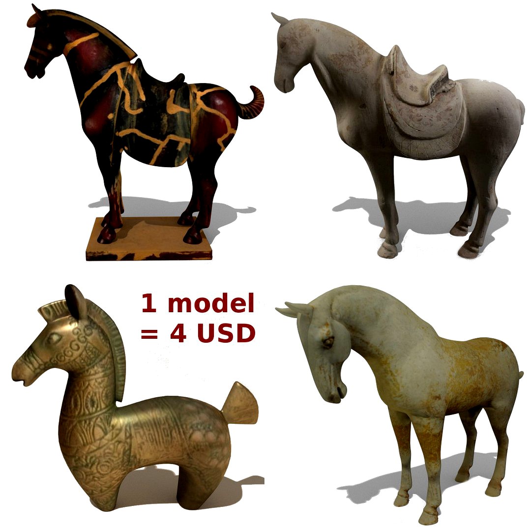 MISC Horse Statuettes Collection 2