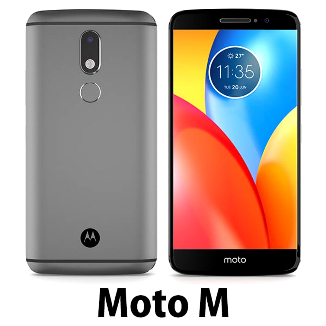 E3D - Motorola Moto M Grey model