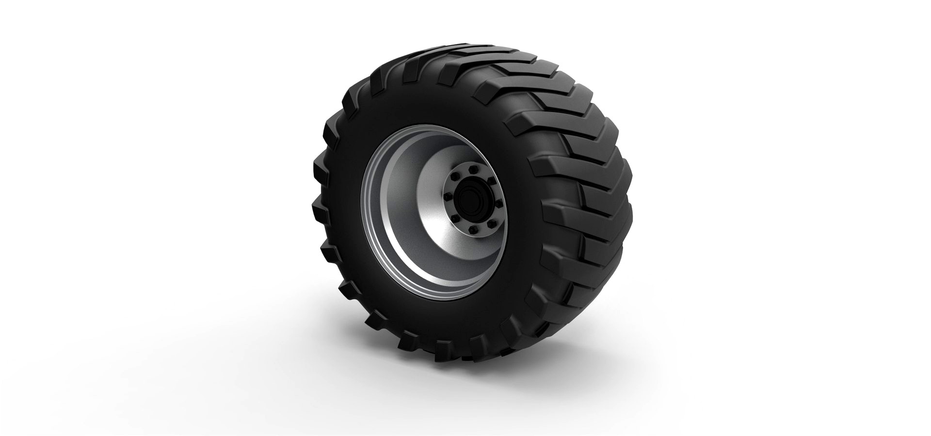 Rear wheel from Pulling tractor 3